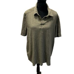 FRYE AND CO. Olive Green Polo Shirt